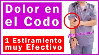 Dolor del Codo 💪 Remedio super efectivo y rápido 💙 [upl. by Litch]