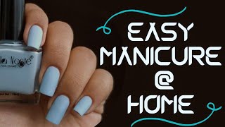 Easy Manicure at Home in Malayalam  Beauty Mirror Absolutely Aish Aishwarya [upl. by Warms62]