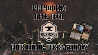 🇬🇧 Premodern Deck Tech Four Color Terrageddon by König der Spieler  Winner of MFL2401 [upl. by Einaoj]