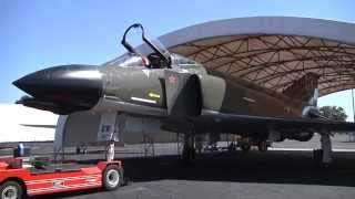 Debut of Joe Kittingers Restored F4 for Static Display [upl. by Nomrah]