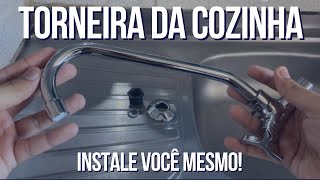 Como instalar uma torneira de parede na cozinha [upl. by Miah710]