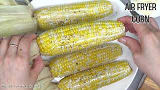 Simple amp delicious Air fryer Corn with husk cooking airfryer recipe easy sidedish [upl. by Wernick510]