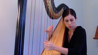 Pistache by Bernard Andrès Inspirational Videos for Young Harpists 7 [upl. by Slack]