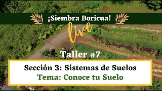 Conoce tu suelo  ¡Siembra Boricua Live  Taller 7 [upl. by Palermo]