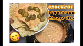 Slow Cooker Vegetarian Velveeta Cheese Dip with Jalapeño [upl. by Ventura847]