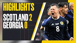 Scotland 20 Georgia  McGregor and McTominay Extend Lead  EURO 2024 Qualifying Highlights [upl. by Araes]