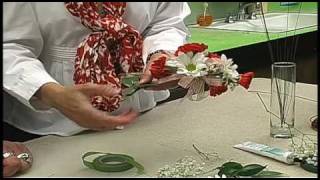 Russ on Flowers Show 25 How to Make a Corsage [upl. by Luing875]