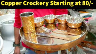 Wholesale Crockery Market  Sadar Bazar Delhi  Hotel Restaurant Crockery [upl. by Lachance988]