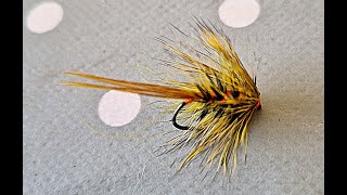 Tying a Corrib Mayfly Bumble with gamefishingireland [upl. by Annaoy]