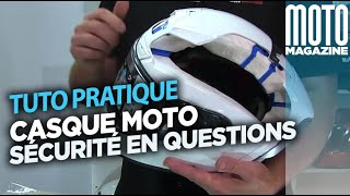 Les casques moto sontils sûrs  sécurité activepassive [upl. by Bittner]