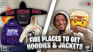 BEST PLACES TO GET FIRE HOODIES amp JACKETS Part 17  FALL 2022✨ [upl. by Eleynad840]