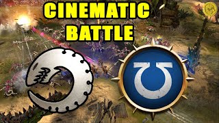 DoW 2 Codex Edition  Cinematic Battle  Ultramarines vs Tyranids [upl. by Wearing]