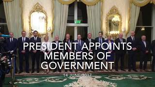 President appoints members of Government [upl. by Latvina]