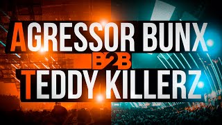 AGRESSOR BUNX B2B TEDDY KILLERZ  VORTEKKZ  NEUROFUNK  DRUM amp BASS [upl. by Yseult]