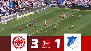 Eintracht Frankfurt gegen TSG Hoffenheim 31  Bundesliga 202425  Spielen Höhepunkte [upl. by Sibylle700]