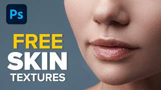 Create Highly Realistic SKIN TEXTURE In Photoshop FREE Download [upl. by Argile]