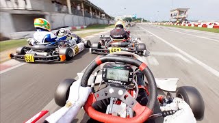 Shifter Kart HARD RACING  POV Onboard Davide Cugini Drivers eye  South Garda Karting KZ2 [upl. by Gina885]