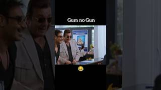 Gum No Its Gun 😂 shorts funny ajaydevgan sanjaydutt comedy [upl. by Ahsirt]