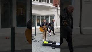 Street performer in Dublin Ireland 🇮🇪 ☘️ ireland dublin shots busking [upl. by Ayekim138]