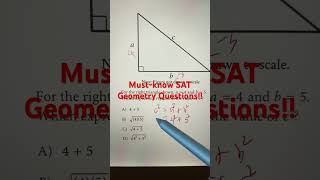 MustKnow SAT Geometry Questions  Top Tip for Succes maths satmathhacks geography trigonometry [upl. by Rats]