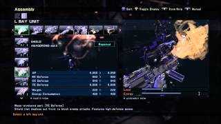 Armored Core Verdict Day Build Tutorial Light Weight Bipedal [upl. by Darnok]