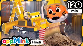 🚧👷‍Digger Time 🚧👷‍Put Your Safety Hats On 🚧👷‍ appmink nurseryrhymes kidssong cartoon [upl. by Jaynell124]