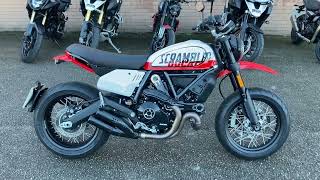 2022 DUCATI SCRAMBLER URBAN MOTARD 175 MILES  WALKAROUND  COMPLETELY MOTORBIKES [upl. by Luce]