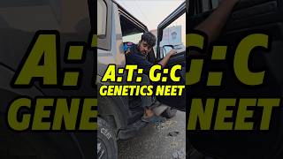 Base Pairs DNA🧬 GeneticsClass 12 shorts shivamrajaiims neetexam biology funny neetbiology [upl. by Maximo603]