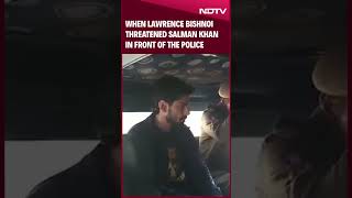 When Lawrence Bishnoi Threatened Salman Khan In Front Of The Police Date January 6 2018 [upl. by Eynenihc]