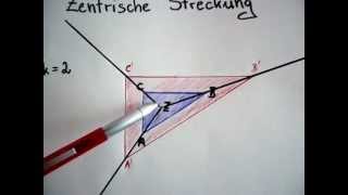 Zentrische Streckung  Beispiel 2 [upl. by Azelea]