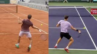 Diego Schwartzman and Hubert Hurkacz Comparison [upl. by Neau761]