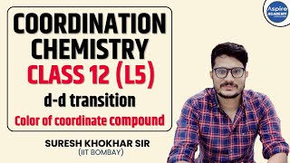 COORDINATION CHEMISTRY I CLASS 12 L5  dd transition  color of coordinate compound [upl. by Llenor850]