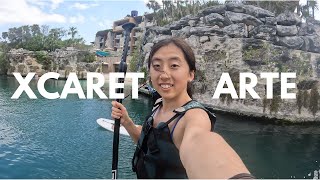 I went to Mexicos BEST AllInclusive Resort  Hotel Xcaret Arte [upl. by Ahsilek]