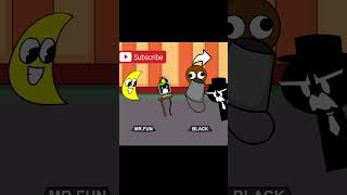 When MR SUN VS BRUD noisily licks milk  Incredibox Sprunki Animation Meme shorts [upl. by Notlit]