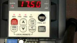 Programing the Teco VFD drive [upl. by Milburr]