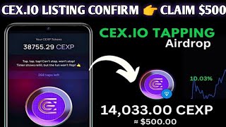 cexio power tap new update cexio listing date confirm cexio withdraw process youtube [upl. by Filomena]