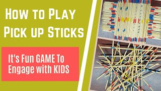 Play Pick Up Sticks  Fun with Mikado Wooden Sticks  Jack Straws Game 🙏🏻 [upl. by Naujik]