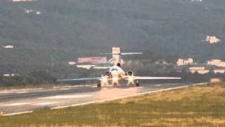 Tu154 takeoff at Tivat [upl. by Blumenthal]