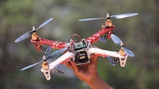 How to make a Drone at home  Quadcopter [upl. by Eenor]