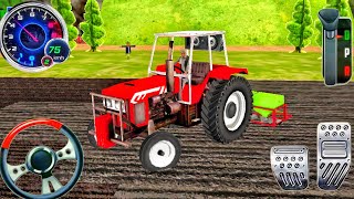 Indian Real Simulator Driving 3D New Tractor Trali 2024 Games Tractor Wala Game For Android Gameplay [upl. by Yznel516]