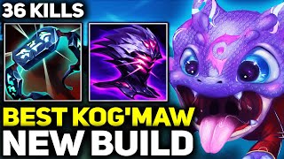 RANK 1 BEST KOGMAW IN THE WORLD NEW BUILD GAMEPLAY  Season 14 League of Legends [upl. by Steve378]