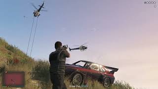 HighSpeed Police Chase After Car Theft in GTA 5  Heist Mission Part 2 [upl. by Llerot432]