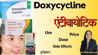 Doxycycline capsules ip 100mg in Hindi  Doxycycline 100mg Capsules  Doxycycline Antibiotic Tablet [upl. by Montagu536]