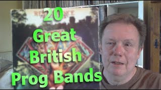 Vinyl Community 20 Great British Prog Bands [upl. by Ykcor]