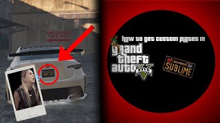 How to get custom plates in GTA V online [upl. by Nilyad526]