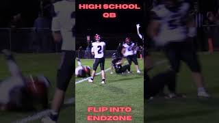 High School QB FLIPS into Endzone [upl. by Anirb]