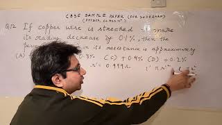 If the copper wire is stretched to make its radius decrease by 01 then the percentage [upl. by Mehsah]