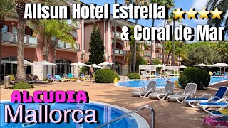 Alcudia🌴🏖️MALLORCA island🩷NEW Urlaub im Allsun Hotel Estrella amp Coral de Mar 🇪🇸spain mallorca vlog [upl. by Cyn702]