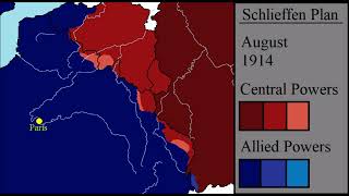 The German Invasion of France  Schlieffen Plan  1914 [upl. by Fredelia]