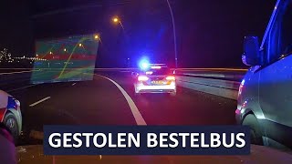 Politie  Gestolen bestelbus  Verdachte aangehouden  INFRA [upl. by Ernesto]